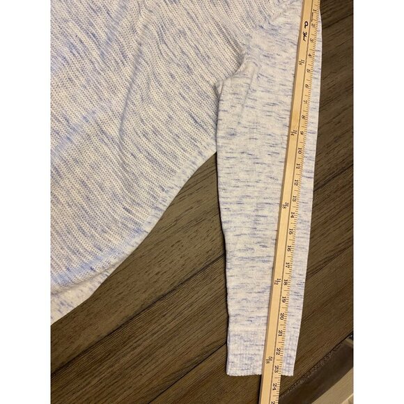 T By Talbots XLP Women's Sweater Blue & White Cotton Blend - Picture 10 of 16